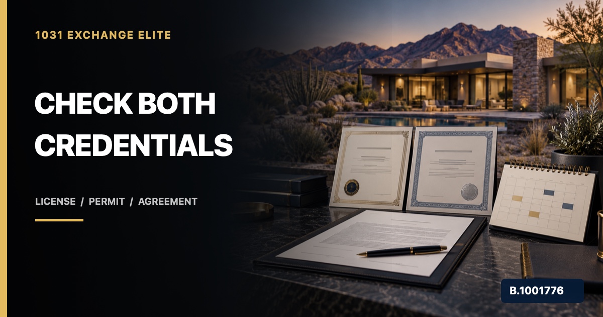 Nevada rental property, official license and property-management permit records, management agreement, and exchange calendar, marked Nevada Broker B.1001776